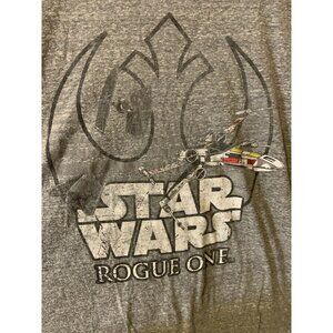 Star Wars‎ Rogue One Men’s Sz XL X Wing Rebel Gray